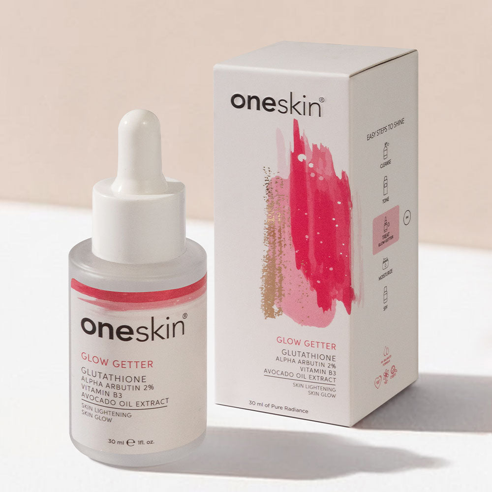 Oneskin - Glow Getter - Glutathione Alpha Arbutin 2%, Vitamin B3, Avocado Oil Extract - 30ml