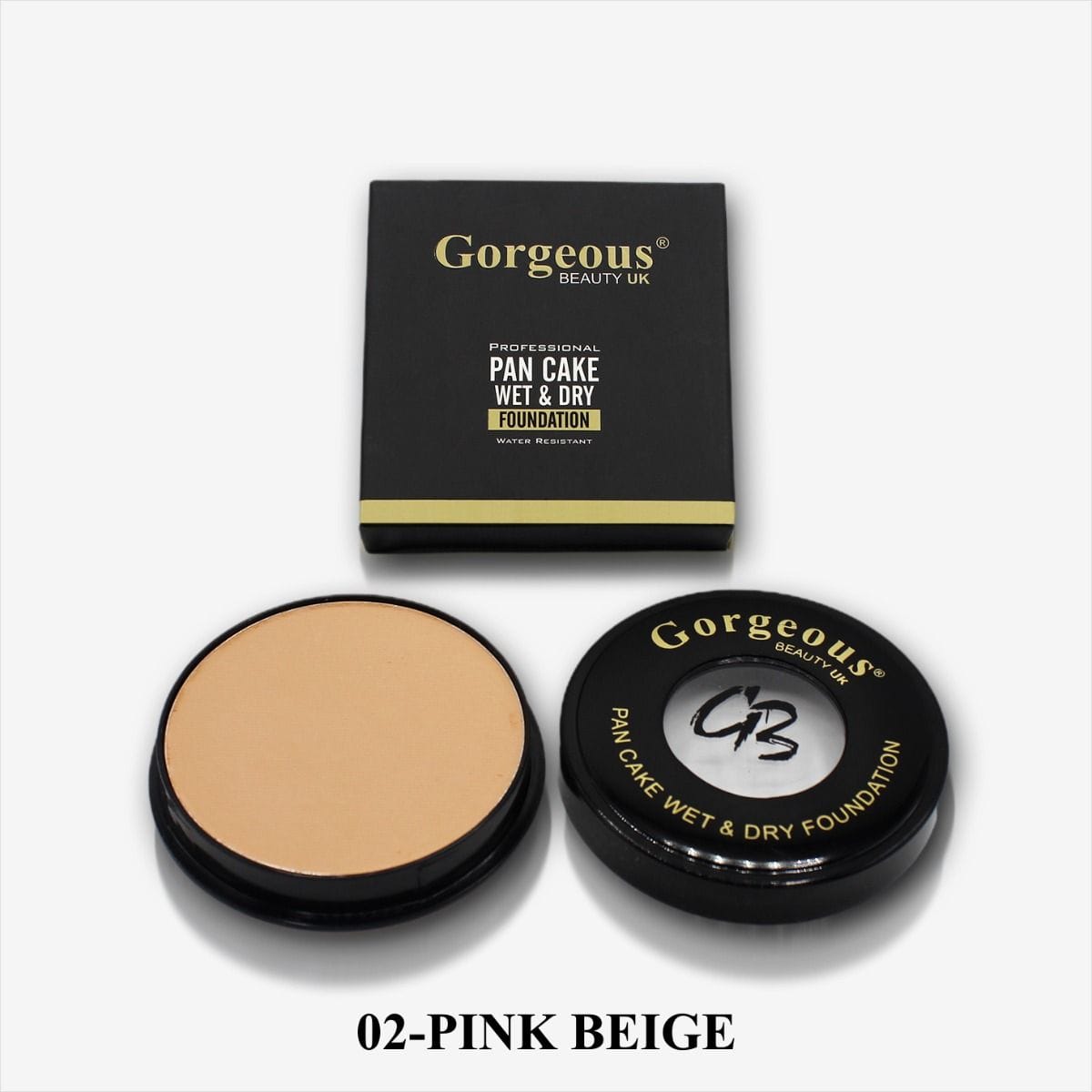 Gorgeous Beauty Pan Cake Wet & Dry Foundation