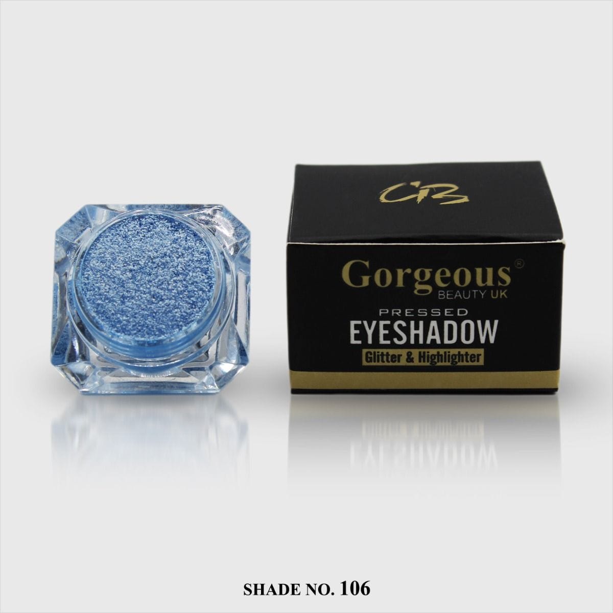 Gorgeous Beauty Pressed Eye Shadow Glitter & Highlighter