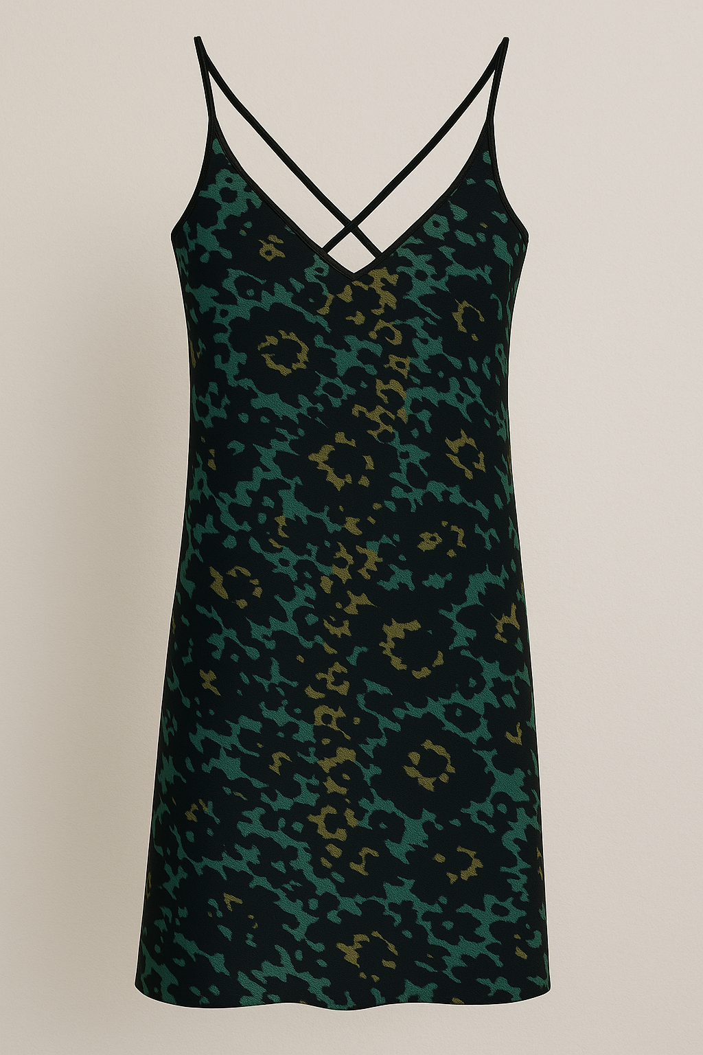 12 AM By Khawar Latif Simple and Cute Floral seamless pattern silk Nightgown