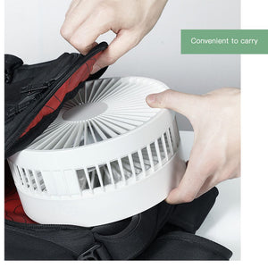 Portable Fan Rechargeable, Stand  and  Table fan Folding Telescopic  and  Adjustable Height for Office Home Outdoor Camping - My Store