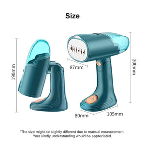 Handheld Garment Steamer 120ml Portable Electric Iron Steamer Garment Handheld Household Fabric Steam Iron for Clothes 1500W - My Store