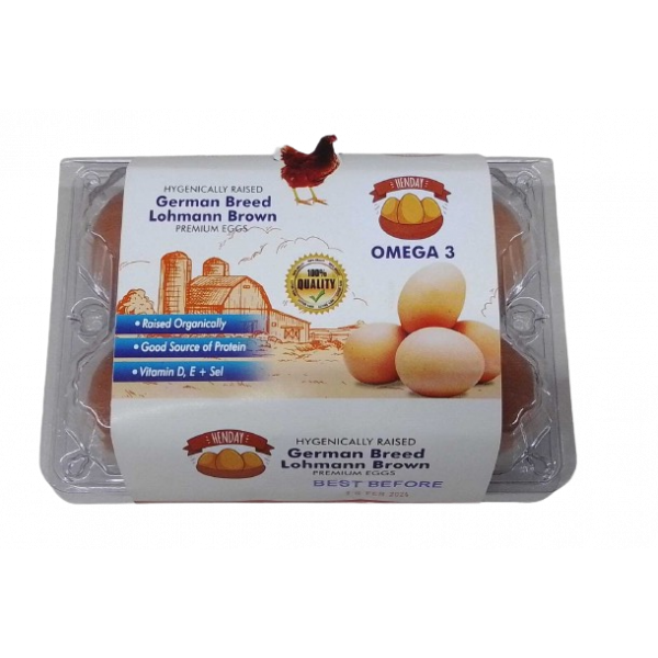Henday Omega 3 Eggs 6s - Snapcart.pk
