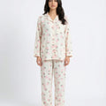 Summer Crinkled Pajama Suit - Juicy Blush
