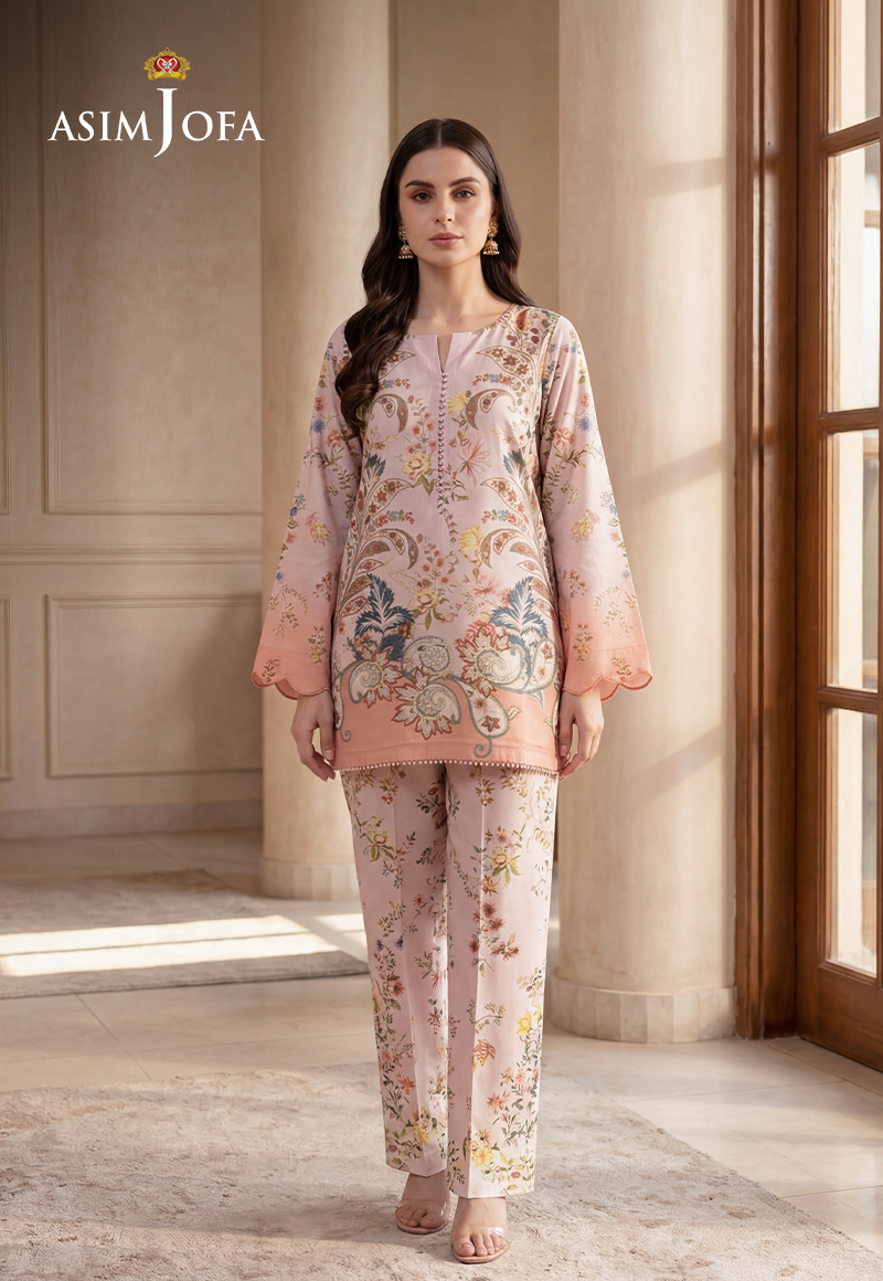 Asim Jofa Stitched 2 Piece Basic Printed Lawn Pret Suit-AJPB-248