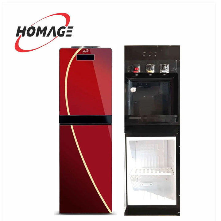 Homage 3 Taps Glass Door Water Dispenser Blue - HWD-49432 - My Store