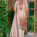 HZ Textiles Oriental Orchid Digital Ninokari Lawn Suit Unstitched 3 Piece OP-1155-A