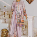 HZ Textiles Oriental Orchid Digital Ninokari Vol-2 Lawn Suit 3 Piece Unstitched OP-1161-B