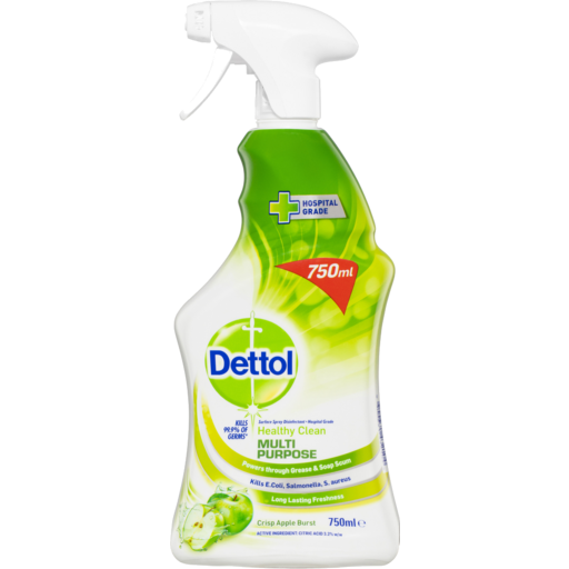 Dettol Anti Bacterial Multi Purpose Cleaner Green Apple 500ml