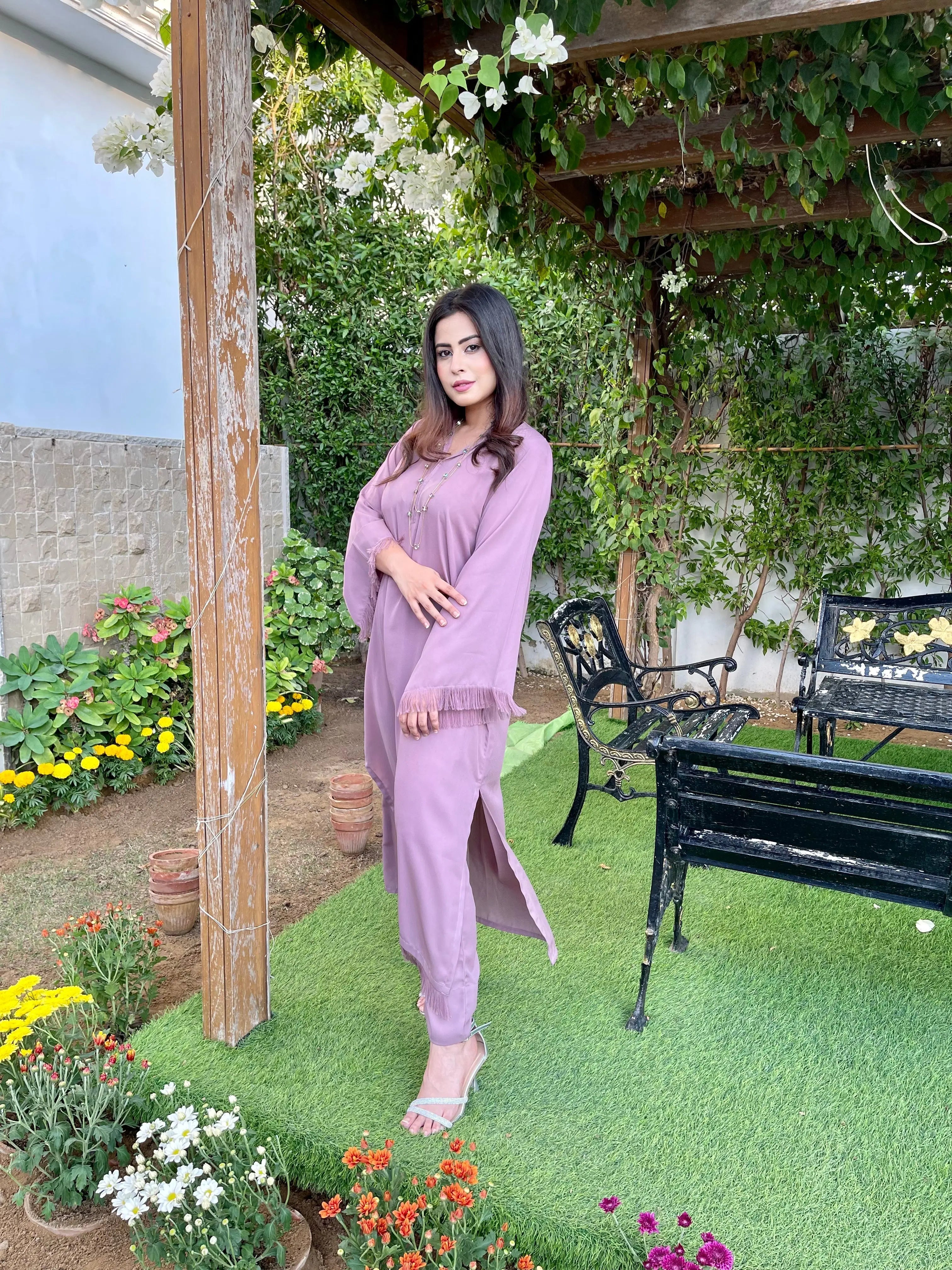 Manahils Stitched Threaded Love Lalic