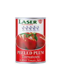Laser Peeled Plum Tomatoes 400g