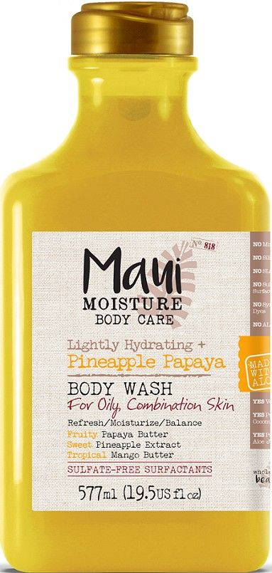 Maui Moisture Body Care Lightly Hydrating Pineapple Papaya Shower Lotion 557Ml