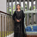 Dressline Semi Stitched 3 Pcs Emb Luxury Chiffon Collection