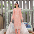 Dressline Semi Stitched 3 Pcs Emb Luxury Chiffon Collection