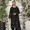 Dressline Semi Stitched 3 Pcs Emb Luxury Chiffon Collection