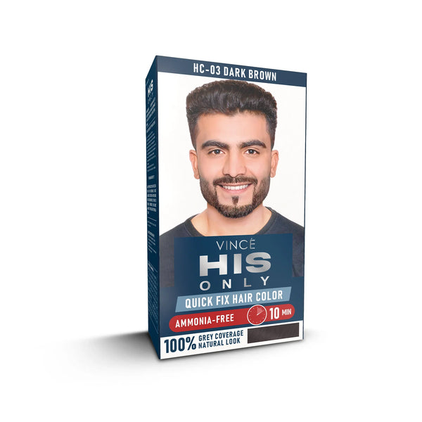 Vince - Dark Brown Men Hair Color - His Only (HC-03)