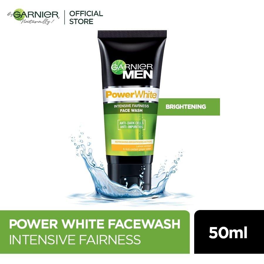 Garnier Men Power White Intensive Fairness Face Wash 50G