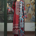 Iris by Jazmin Embroidered Viscose Slub Khaddar Un-Stitch Suits (D7 ZEAL)