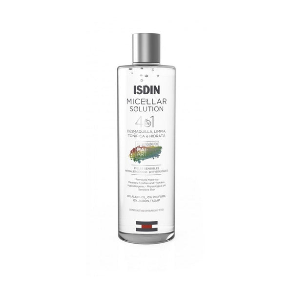 Isdin Micellar Solution 4 In 1 Makeup Up Remover 400Ml