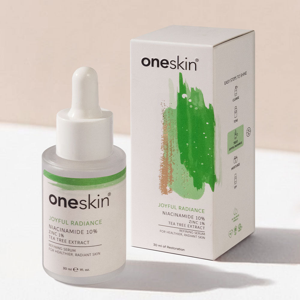 Oneskin - Joyful Radiance - Niacinamide 10%, Zinc 1%, Tea Tree Extract - 30ml