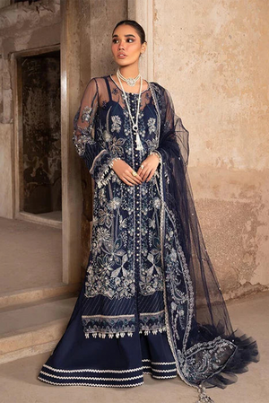 Meeral Unstitched 3 Piece Luxury Formals Pret Collection'2025-Meeral - Meena - Meeral Luxe