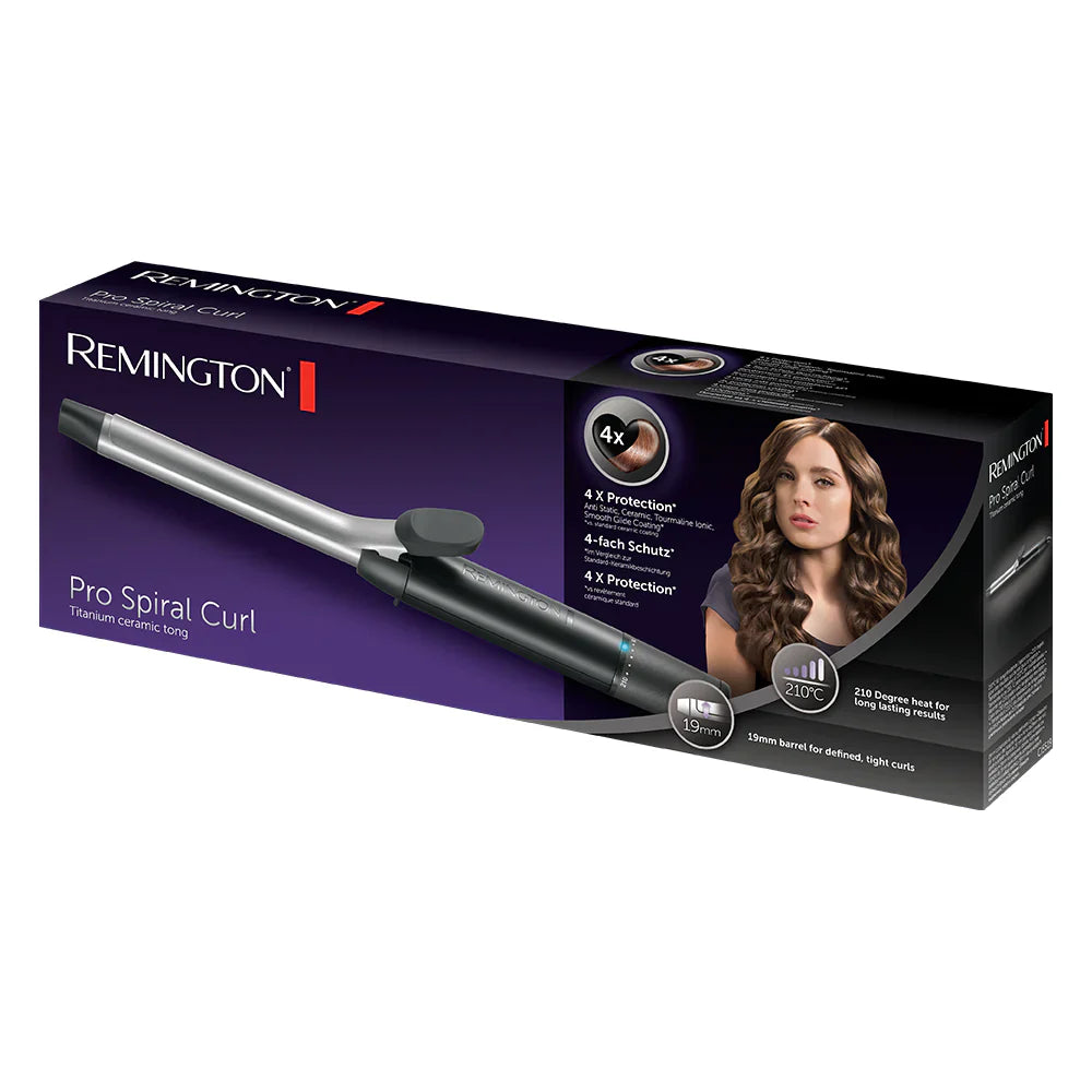 Remington Pro Spiral Curl Titanium Ceramic Tong  Ci5519