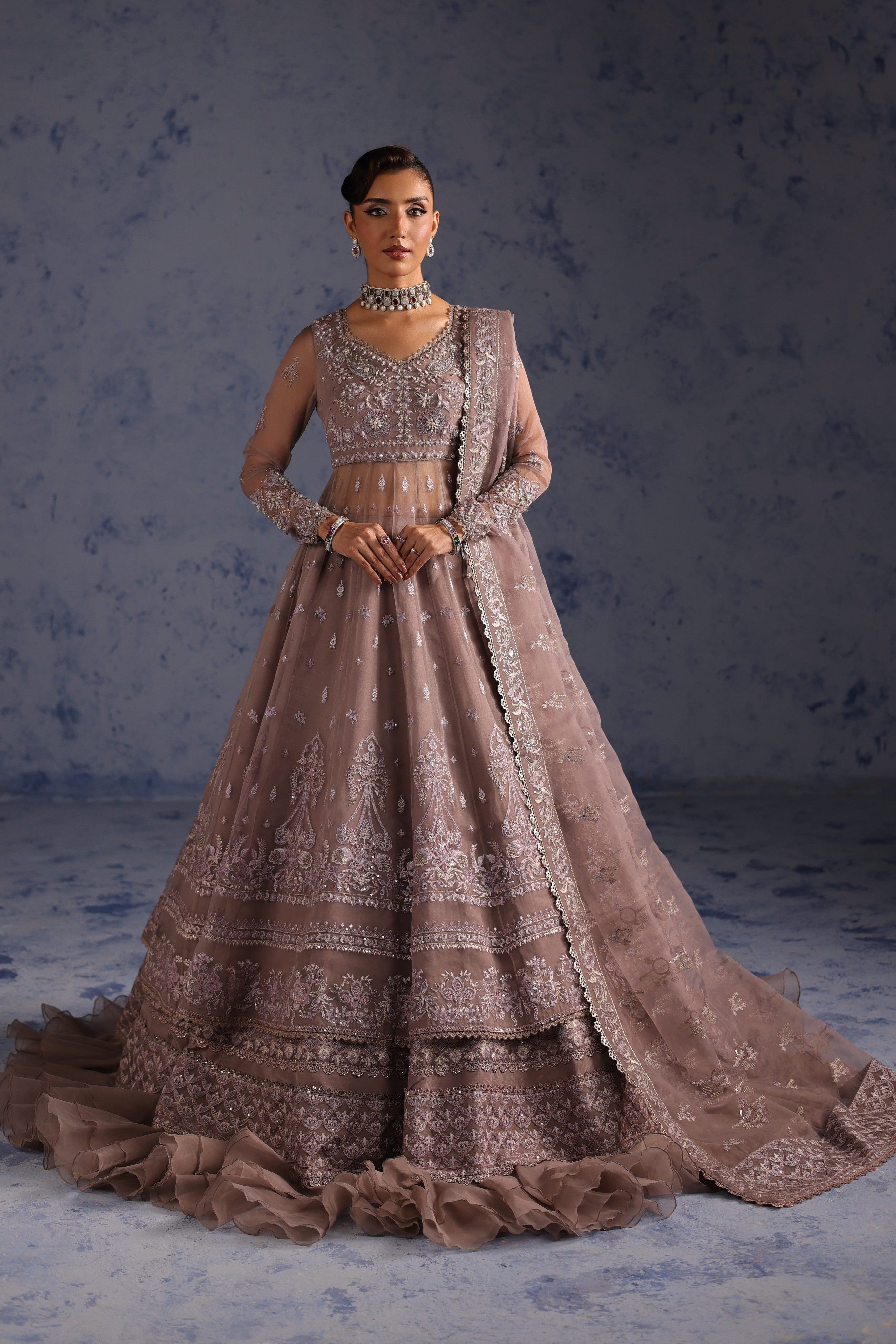 Amoris By Imran Ramzan Unstitched 3 Piece Luxury Formals Suit-Lavande PrÃƒÂ©cieus