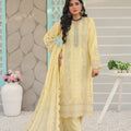 Inara By Azmeerah Official Semi Stitched 3 Piece Chiffon Edit Collection'2024-03-Linaria