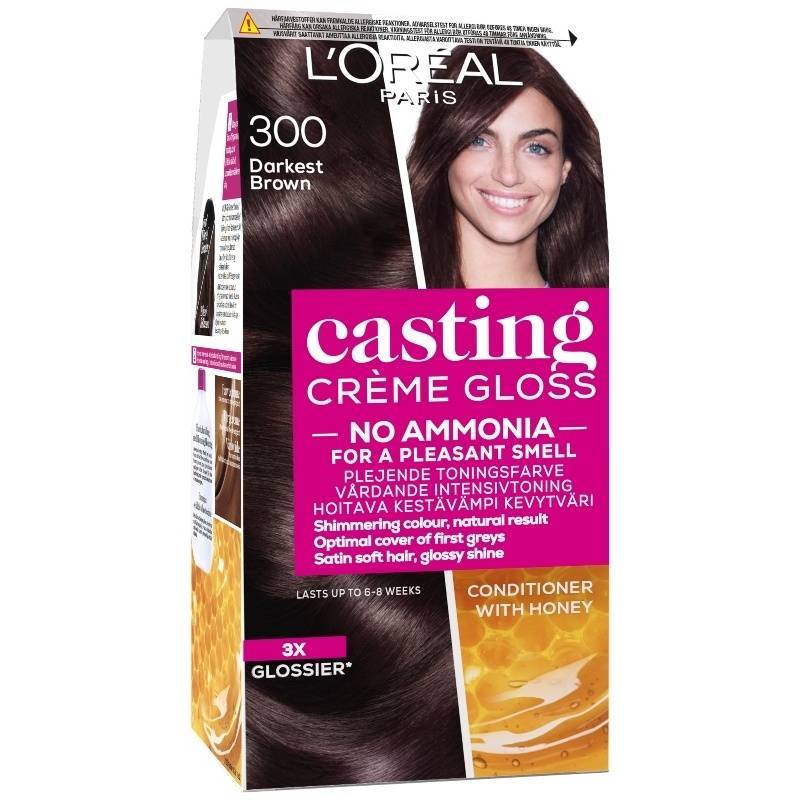 L'Oreal Paris Casting Creme Gloss - 300 Dark Brown Hair Color