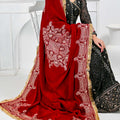 Pret Diaries Embroidered Velvet Shawl Winter Suit-54645