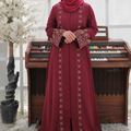 TGM Abaya Collection-Deep Carmine