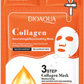 Bioaqua Collagen Nourishing 3 Step Rejuvenating Mask 25G - 1 Pc