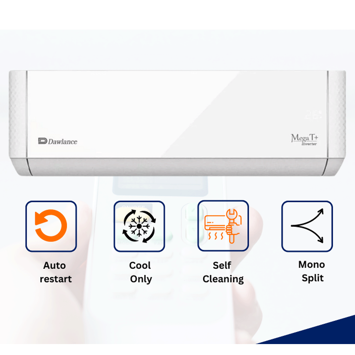 Dawlance 1 Ton Inverter Air Conditioner Mega T-15 Plus