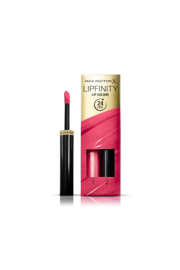 Maxfactor Lipfinity Lip Colour Lipstick 2Step Long Lasting - 024 Stay Cheerful 2.3 Ml + 1.9 G
