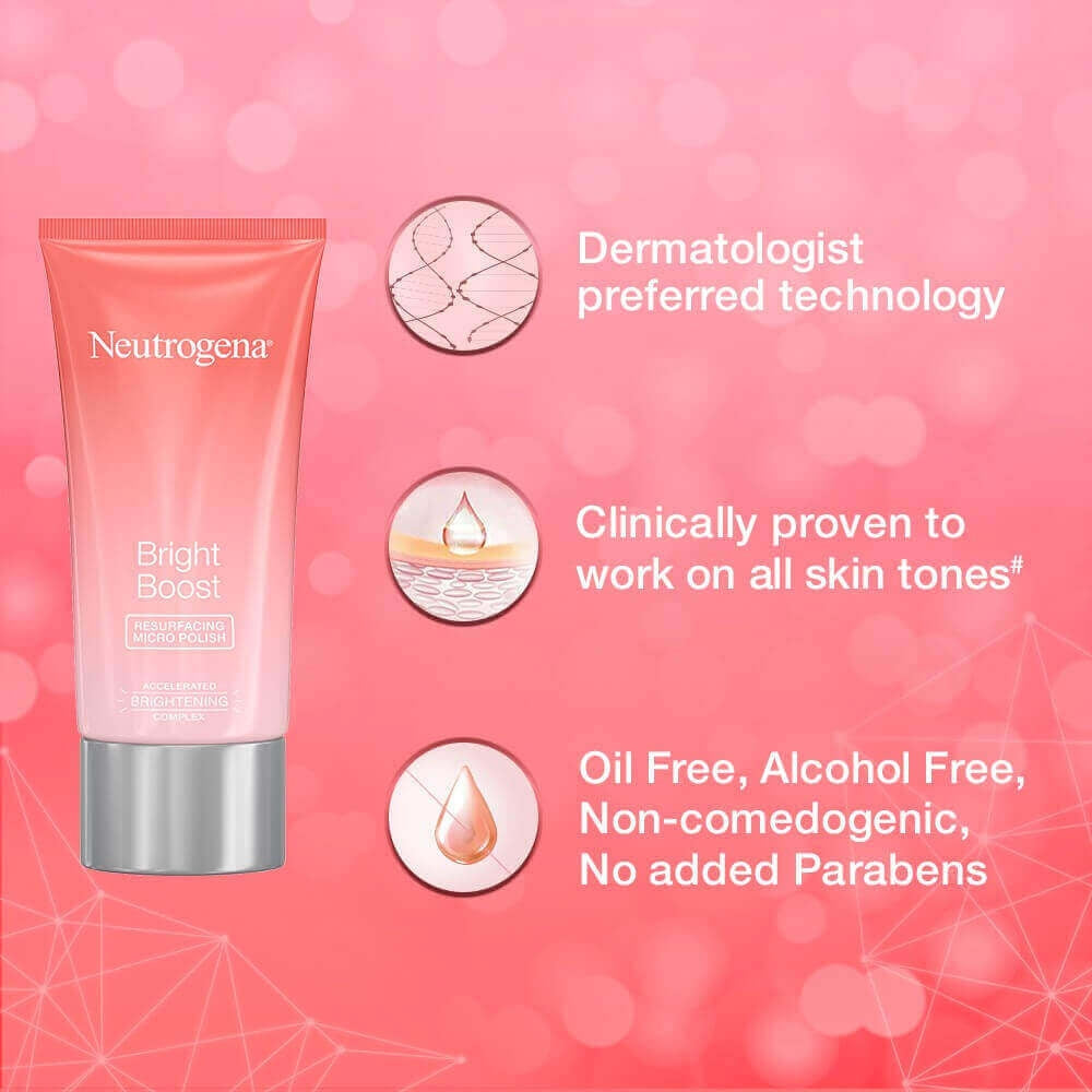 Neutrogena Bright Boost Resurfacing Micro Polish 75Ml