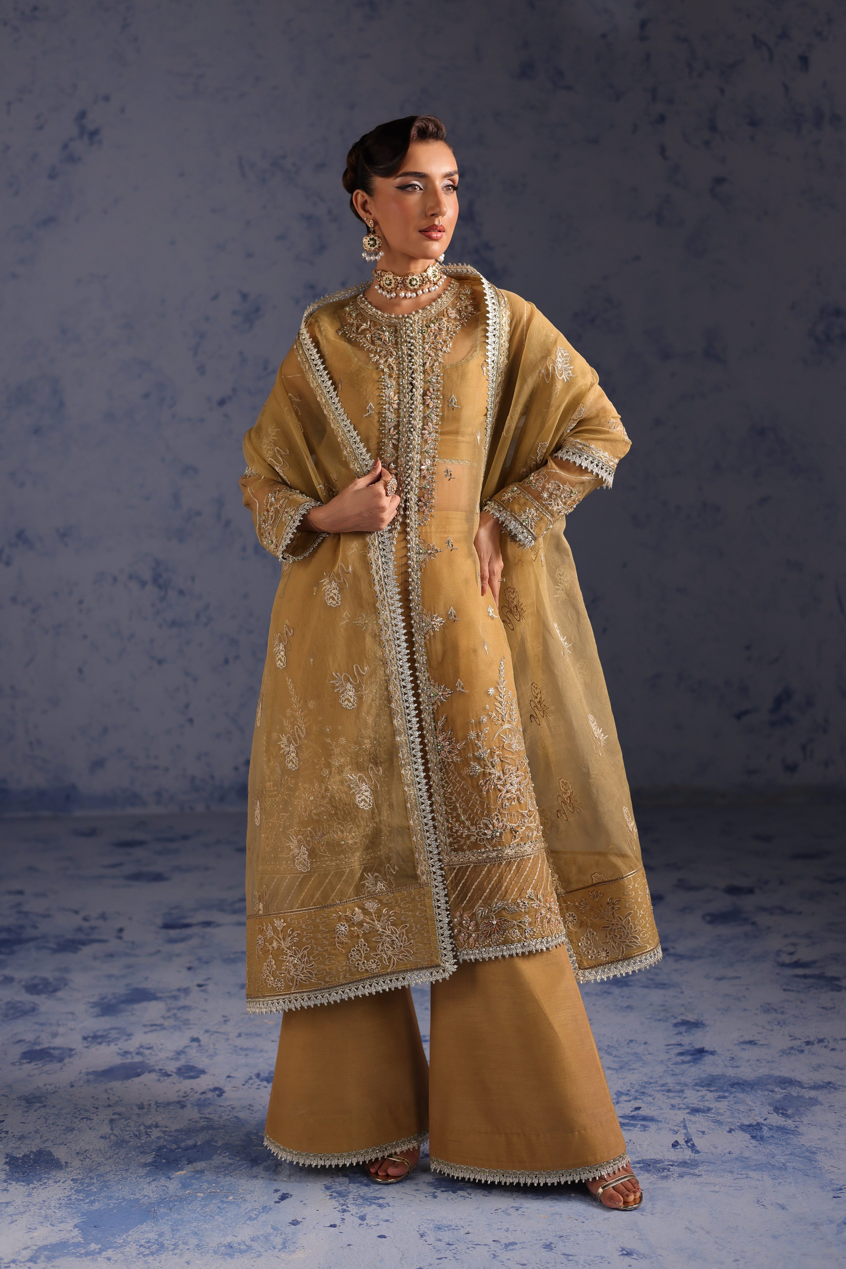 Amoris By Imran Ramzan Unstitched 3 Piece Luxury Formals Suit-Miel DorÃƒÂ©