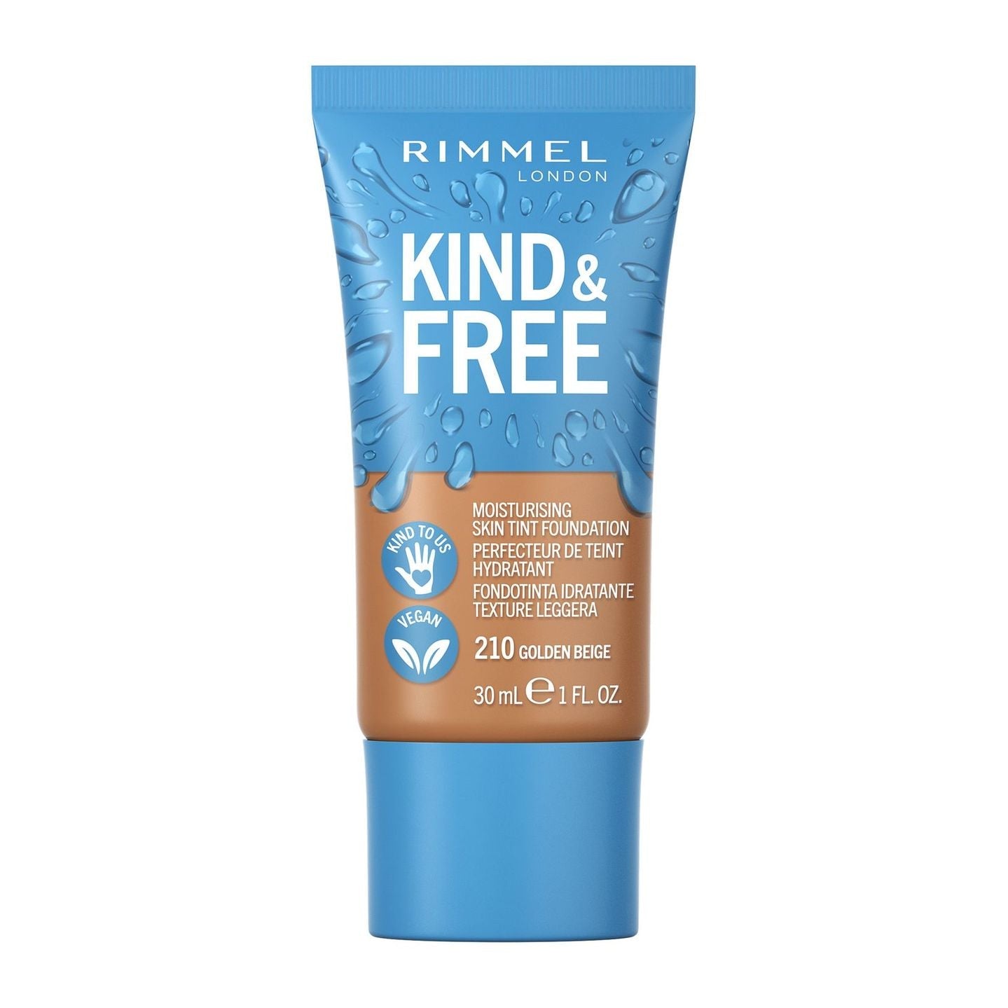 Rimmel Lasting Finish Foundation 210 Golden Beige 30Ml