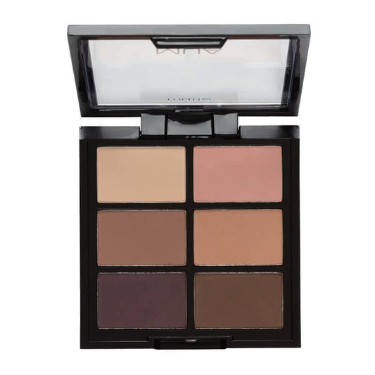 MUA Pro 6 Pan Palettes Soft Suedes