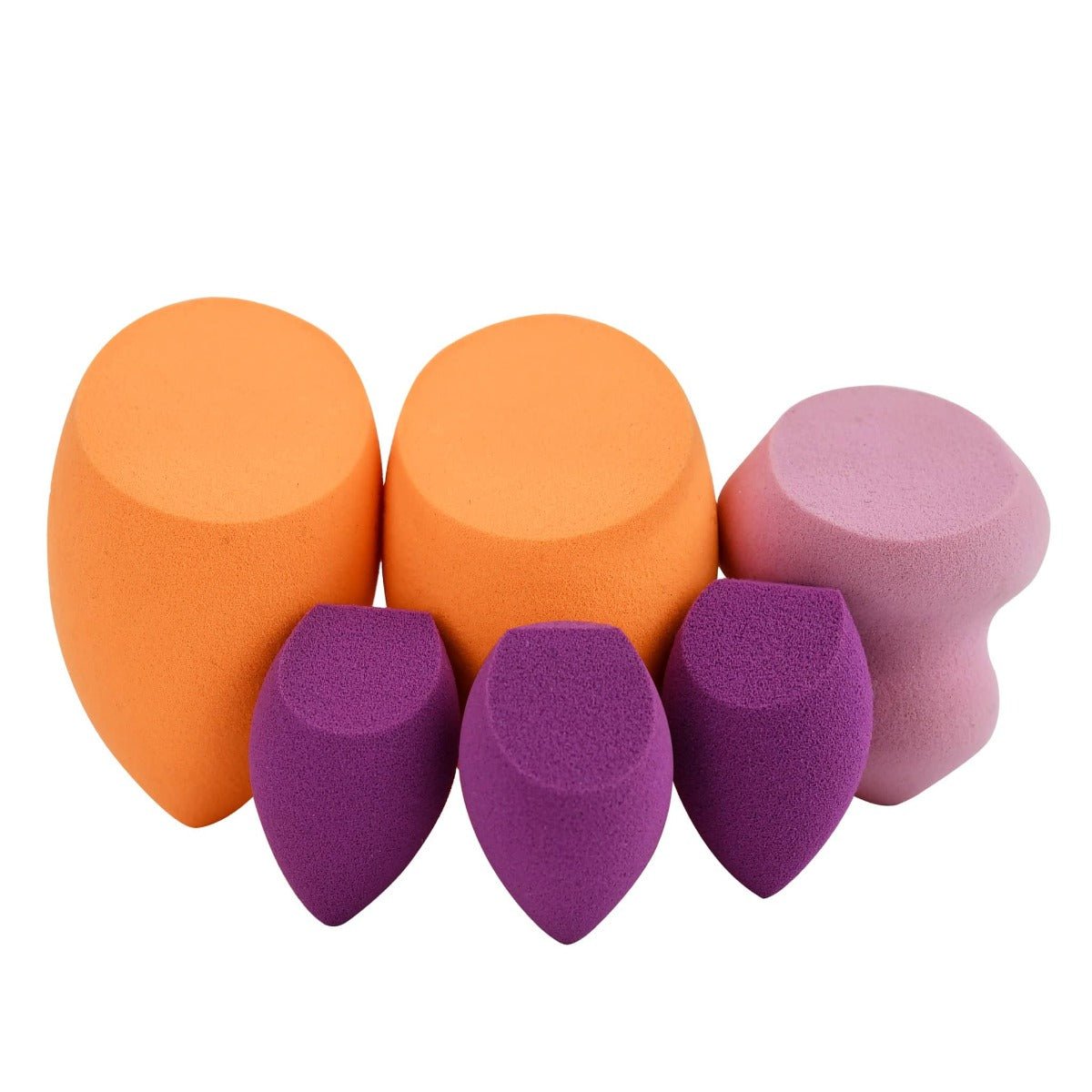 Real Techniques Miracle Complexion Sponge Makeup Blender, Set Of 6 Assorted