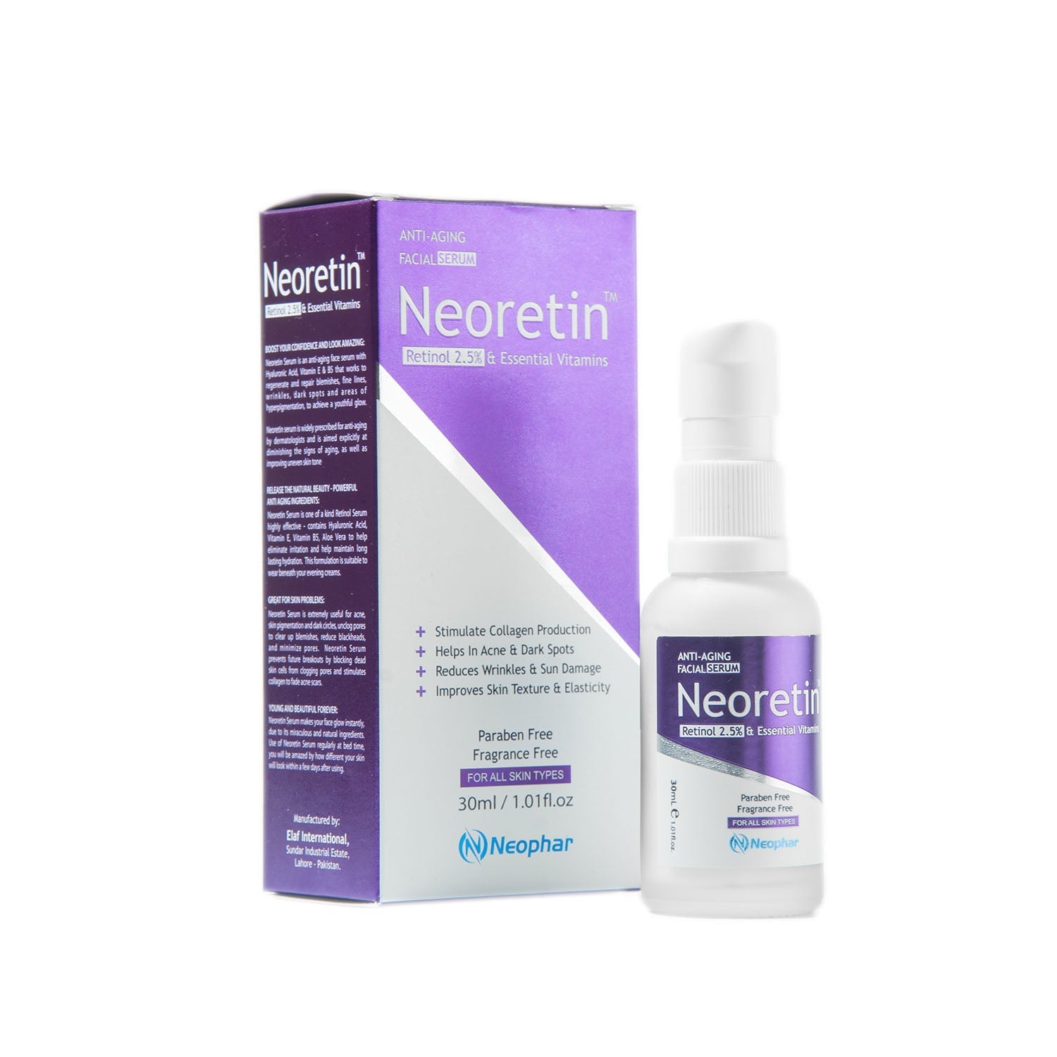 Neophar - Neoretin Retinol 2.5% Facial Serum