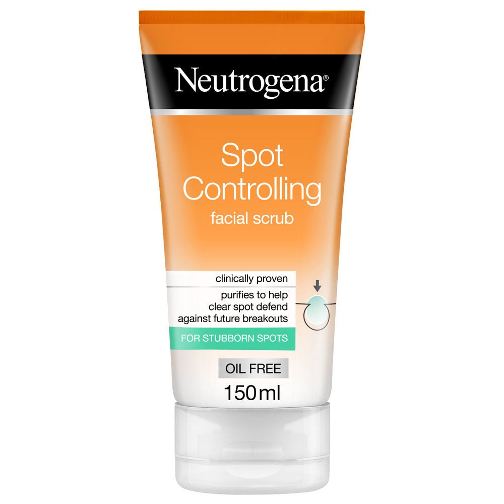 Neutrogena Spot Controlling Oil free Facial Scrub 150Ml