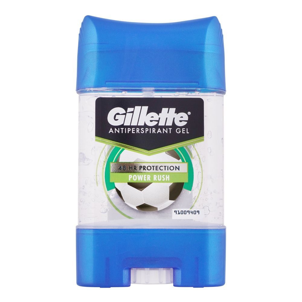 Gillette Power Rush 48H Antiperspirant Clear Gel, 70Ml