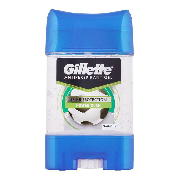 Gillette Power Rush 48H Antiperspirant Clear Gel, 70Ml