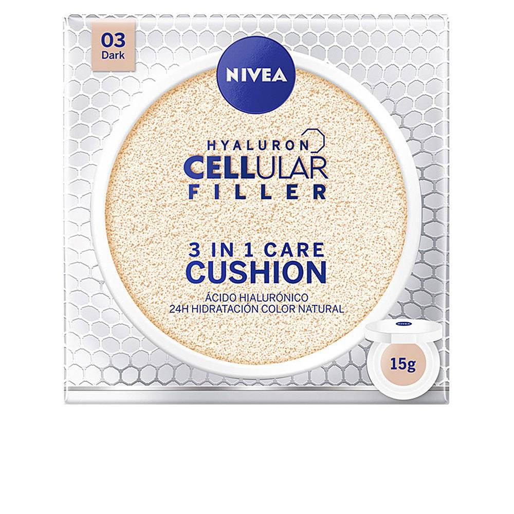 Nivea Hyaluron Cellular Filler 3 In 1 Care Cushion #03-Dark 15 G - My Store
