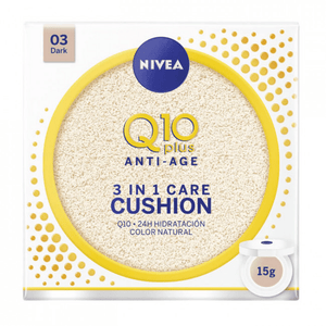 Nivea Q10 Plus Anti Age 3 In 1 Care Cushion 03 Dark 15G - My Store
