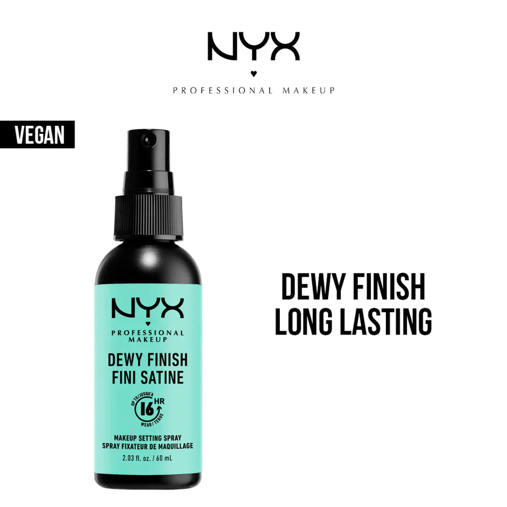 NYX Cosmetics Makeup Setting Spray - 02 Dewy Finish Long Lasting