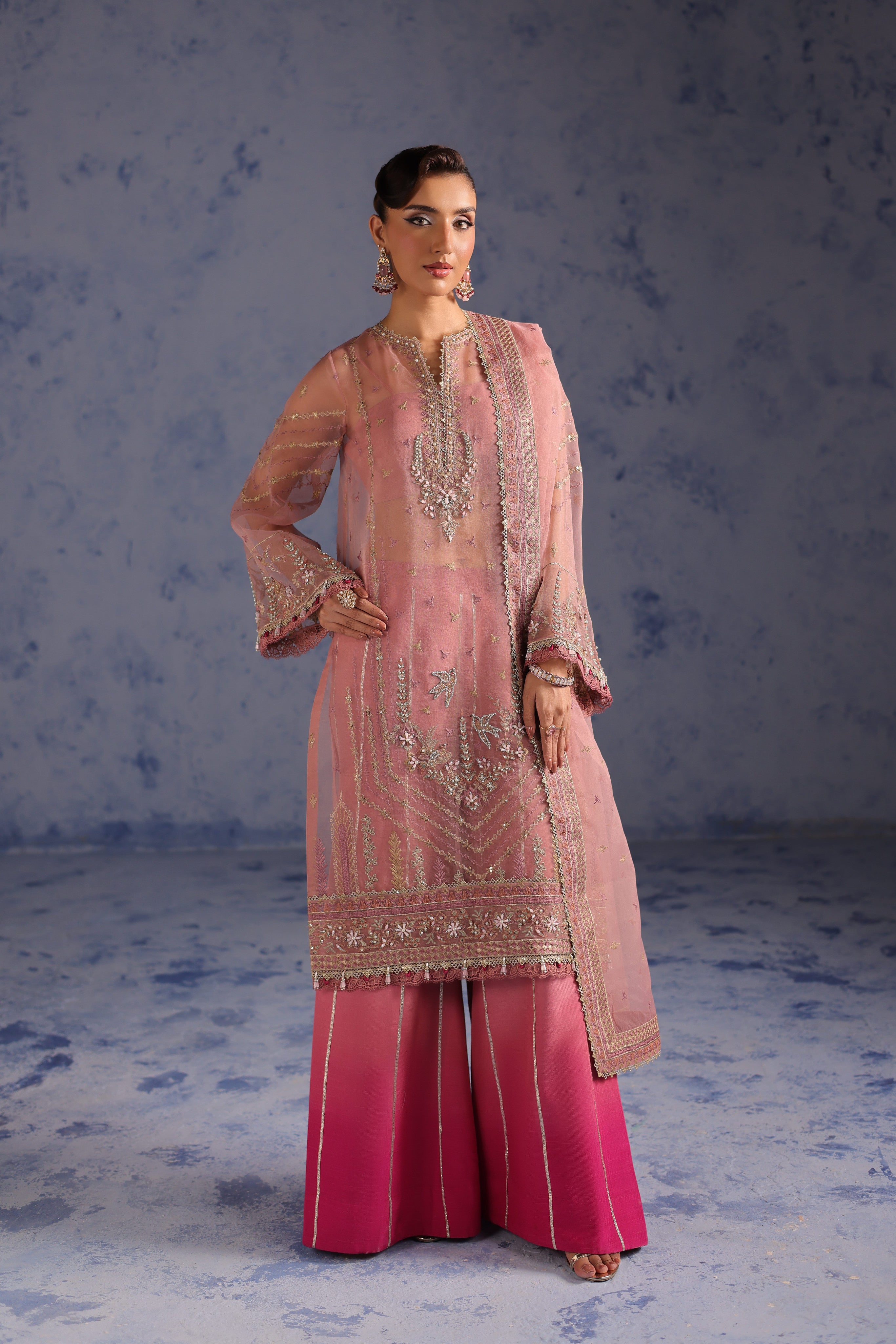 Amoris By Imran Ramzan Unstitched 3 Piece Luxury Formals Suit-OmbrÃƒÂ© de Rose