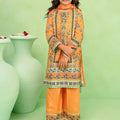 Ochre Clothing-Poly Lawn Digital Printed 3 Pc Suit-CORF-41