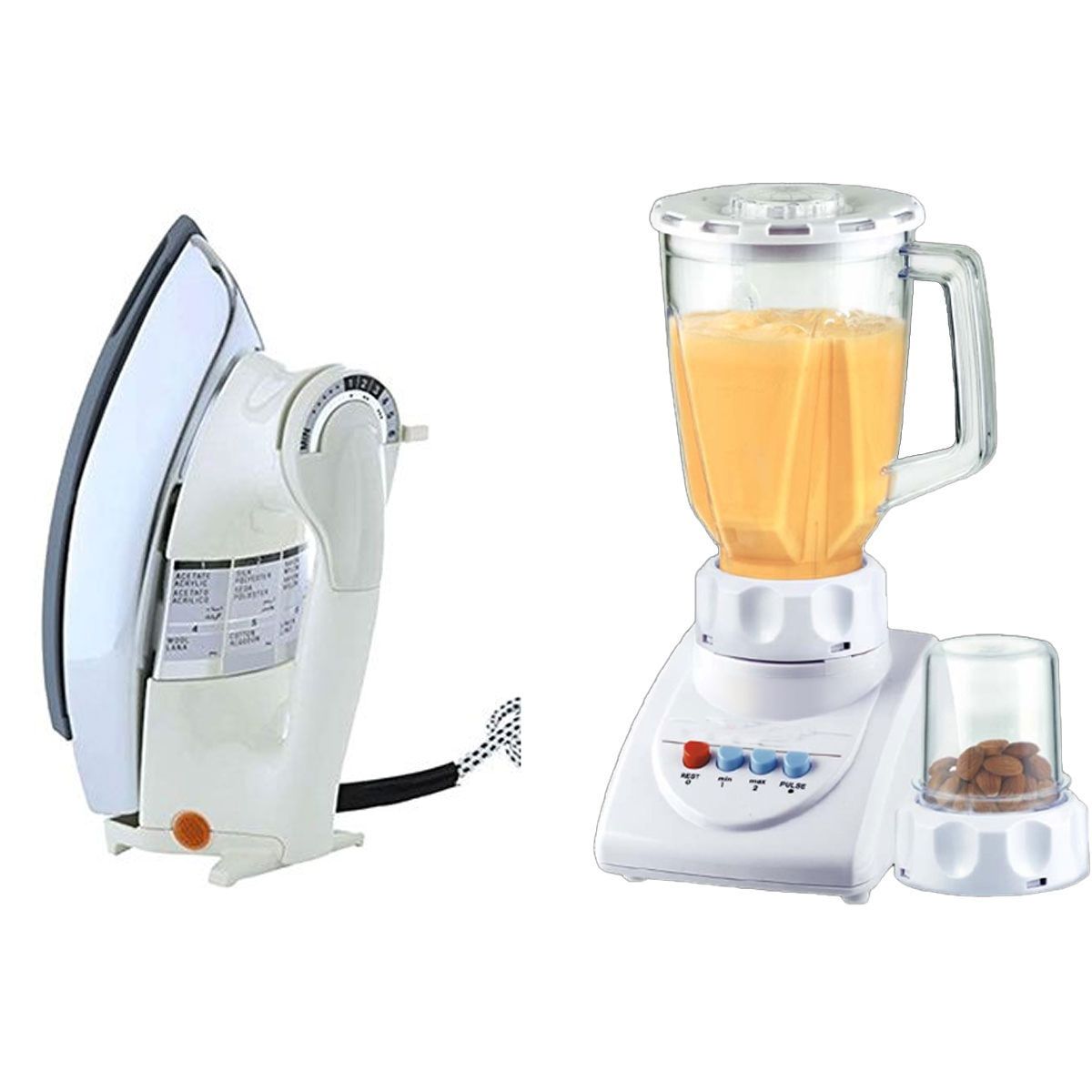 Oxford Blender 2 In 1 + National Deluxe Automatic Iron - My Store
