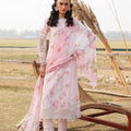 Sardinia Unstitched 3 Piece Festive Lawn Suit-Rose Bud